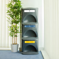 Cubo de basura para reciclaje Nexus® Stack 90