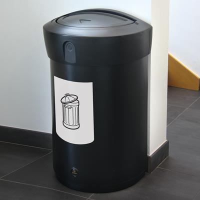 Delta&trade; Contenedor con tapa basculante para residuo gen&eacute;rico 110 litros