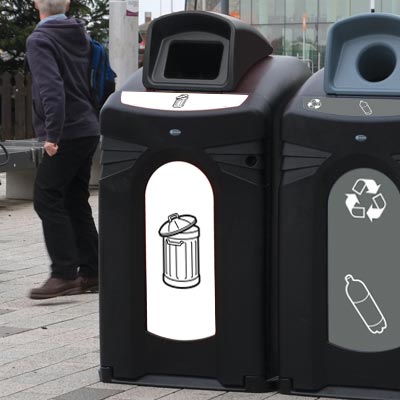 Contenedor de reciclaje de basura gen&eacute;rica Nexus&reg; City 240