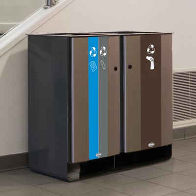 Papelera para reciclaje de vasos Electra&trade; 85 y 170 litros