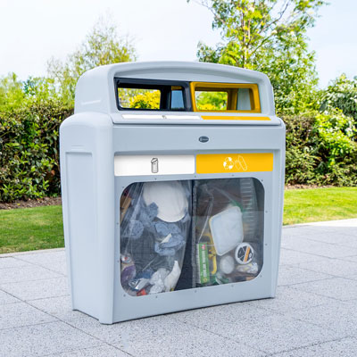 Papelera de reciclaje Nexus&reg; Evolution City Vision Duo