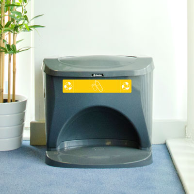 Cubo de basura para reciclaje Nexus&reg; Stack 30 Compacto y f&aacute;cil de guardar