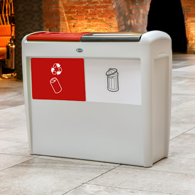 Papelera de reciclaje Nexus&reg; Evolution Duo