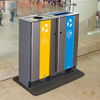 Papeleras de reciclaje Electra&trade;