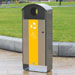 Papelera para reciclaje Electra&trade; Curve 60 de envases
