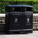 Papelera doble Glasdon Jubilee&trade; Duo 220