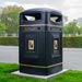 Papelera para cubo con ruedas Glasdon Jubilee&trade; 240 litros