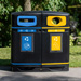 Papelera para reciclaje Glasdon Jubilee&trade; Duo 220