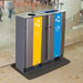 Papelera para reciclaje Electra&trade; 120 D&uacute;o