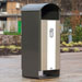 Papelera para reciclaje Electra&trade; Curve 85 de residuos generales