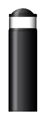 1 x bande r&eacute;tror&eacute;fl&eacute;chissante de 75 mm, blanche