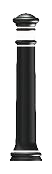 1 x 63 mm et/ou jusqu'&agrave; 3 x 12 mm de bandes r&eacute;tror&eacute;fl&eacute;chissantes blanches