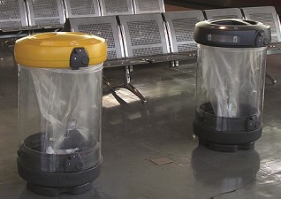 Corbeilles Transparence™ 180 litres pour le tri sélectif