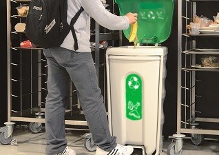 Poubelle pour déchets alimentaires Nexus® Shuttle avec pédale