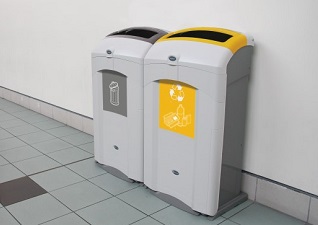 Poubelles de tri sélectif intérieur Nexus® 100 Litres pour déchets et emballages