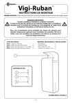 Vigi-Ruban - Instructions d'installation et manuel utilisation