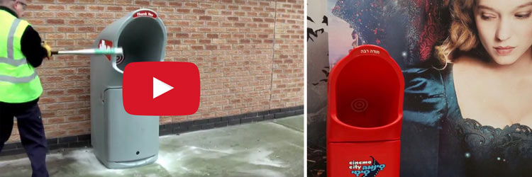 le conteneur à déchets Combo Delta à Cinéma City