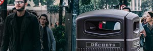 La nouvelle poubelle urbaine Glasdon Jubil&eacute; 240 est con&ccedil;ue pour s&rsquo;adapter parfaitement aux environnements contemporains