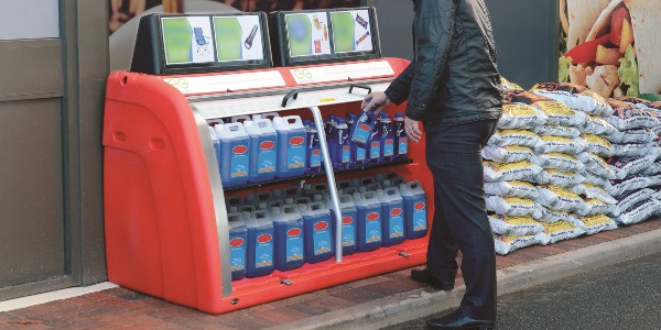 L’armoire de stockage Orion™ est idéale pour l’avant-cour des stations-service
