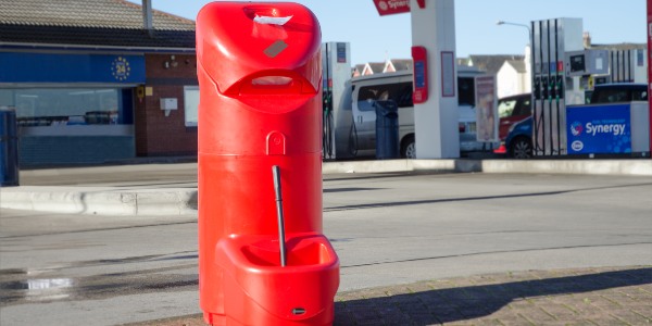 Poubelle Auto-Mate™ pour stations-service