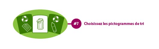 Étape 7. Choisissez les pictogrammes de tri