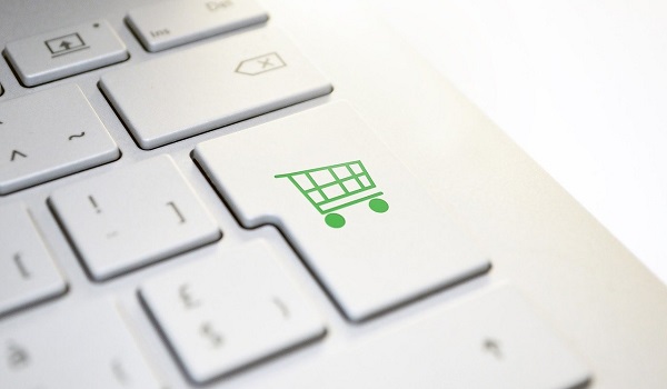 Image du clavier et du panier achats pour achats en ligne FAQ - Glasdon