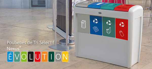 La dernière nouveauté de la gamme Glasdon révolutionne le tri des déchets recyclables