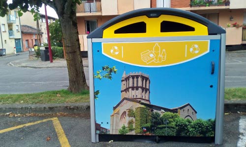 Ville de castelsarrasin Modus modele pour emballages