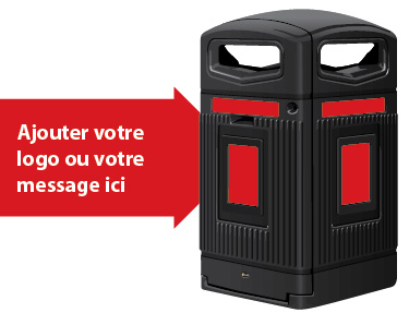 options de personnalisation pour Glasdon Jubil&eacute;&trade;