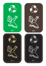 Qu'est-ce que c'est? Pictogrammes sur la porte (246 mm x 396 mm)