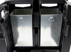 Qu'est-ce que c'est? Poubelle Glasdon Jubilee&trade; Duo 220 - 2 x 110 L Inserts