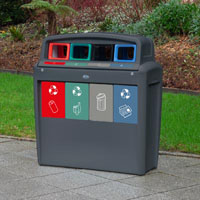 Poubelle de tri sélectif Nexus® Évolution City Quatro