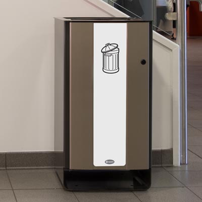 Poubelle de tri Electra&trade; 85 pour d&eacute;chets g&eacute;n&eacute;riques