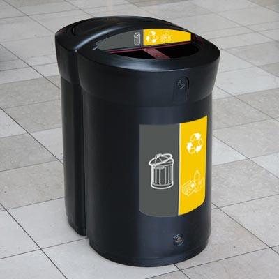 Delta&trade; Duo Conteneur de tri s&eacute;lectif - 110 litres
