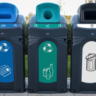 Conteneur de tri s&eacute;lectif pour le verre Nexus&reg; City 140