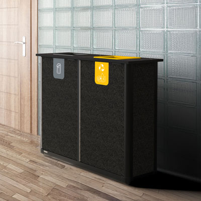 P&ocirc;le de tri Origin&trade; Infinity Duo 140 litres Conception peu encombrante