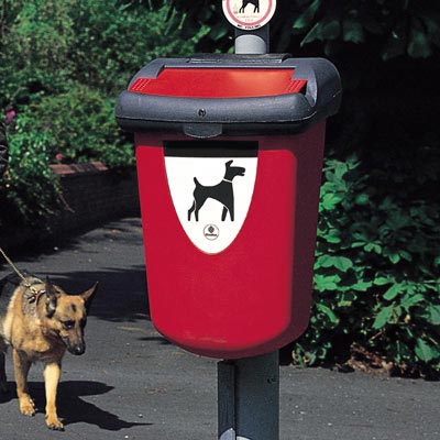 Poubelle de propret&eacute; canine Retriever 35&trade; 35 litres &ndash; &agrave; fixer sur un mur ou sur un poteau
