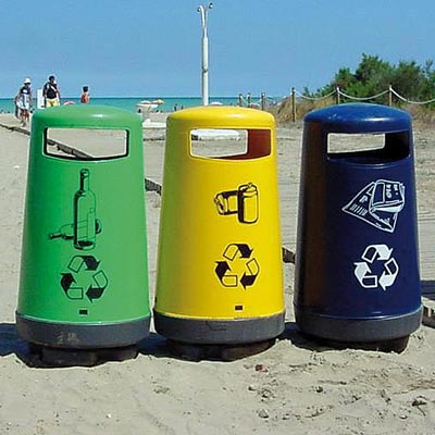 Topsy Trio&trade; Conteneurs de tri s&eacute;lectif