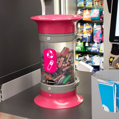 Collecteur de piles Corbeille Vision&trade;