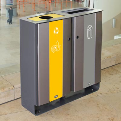 Poubelle de tri s&eacute;lectif Electra&trade; 120 Duo
