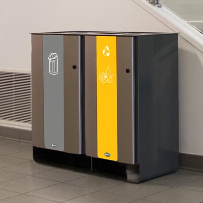 Poubelle de tri s&eacute;lectif Electra&trade; 170 Duo