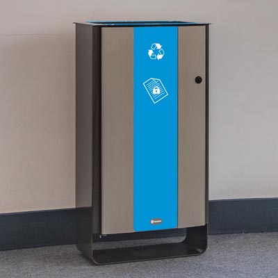 Poubelle de tri Electra&trade; 60 pour documents confidentiels