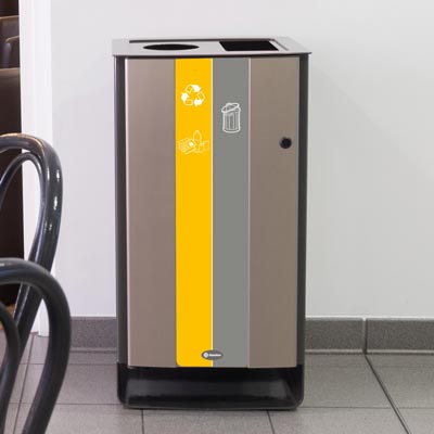 Electra&trade; Poubelles de tri s&eacute;lectif