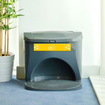 Poubelle de tri s&eacute;lectif Nexus&reg; Stack 30 Compacte et facile &agrave; entreposer