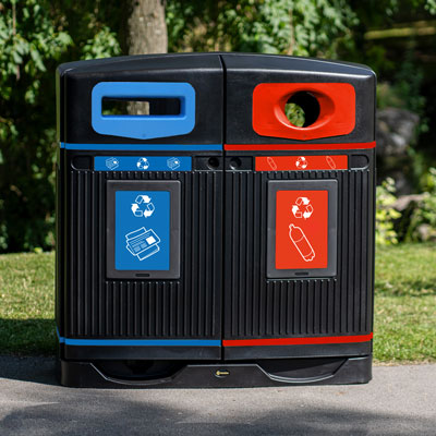 Glasdon Jubil&eacute;&trade; Poubelles de tri s&eacute;lectif
