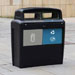 Poubelle de tri s&eacute;lectif Nexus&reg; &Eacute;volution City Duo