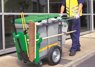 Space-Liner™ double container orderly barrow by building
