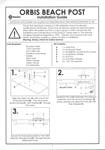 Orbis Beach Post (for pallet) Installation Guide