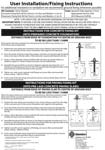 Instructions for Concrete Fixing Kit and Paving Fixing Kit