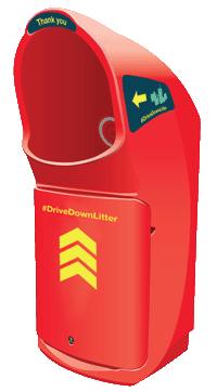 Hubbub Combo Delta Litter Bin visuals